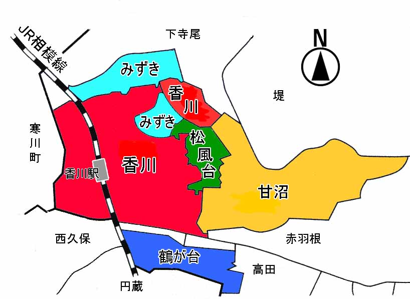 湘北地区マップ